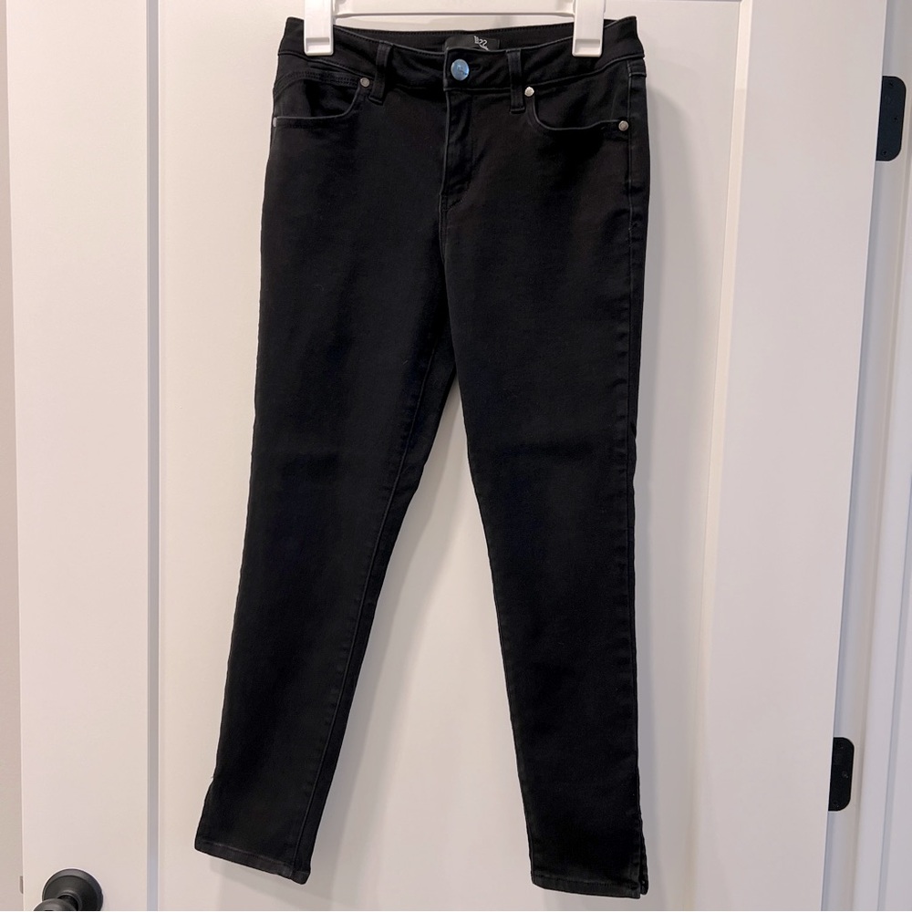 1822 Black Denim Skinny Jeans - Size 8